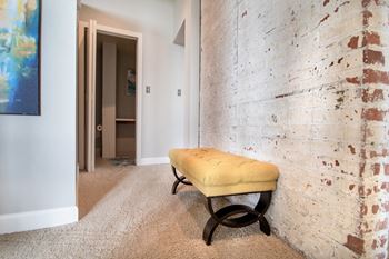 Brick accent walls